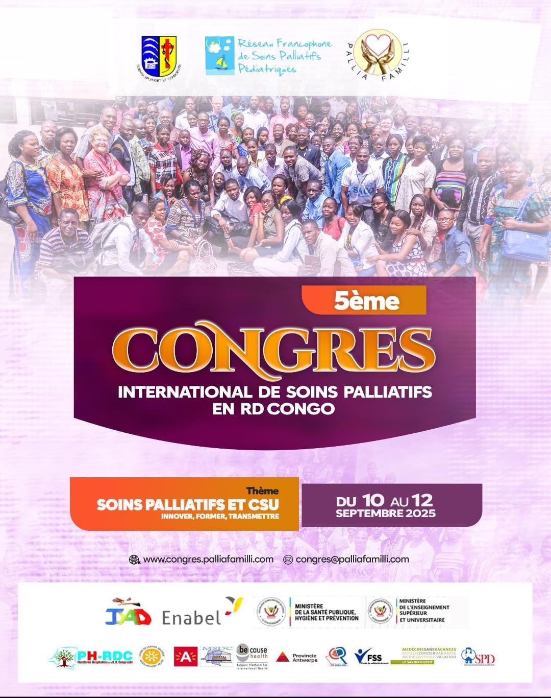 Affiche congrès Kinshasa 2025